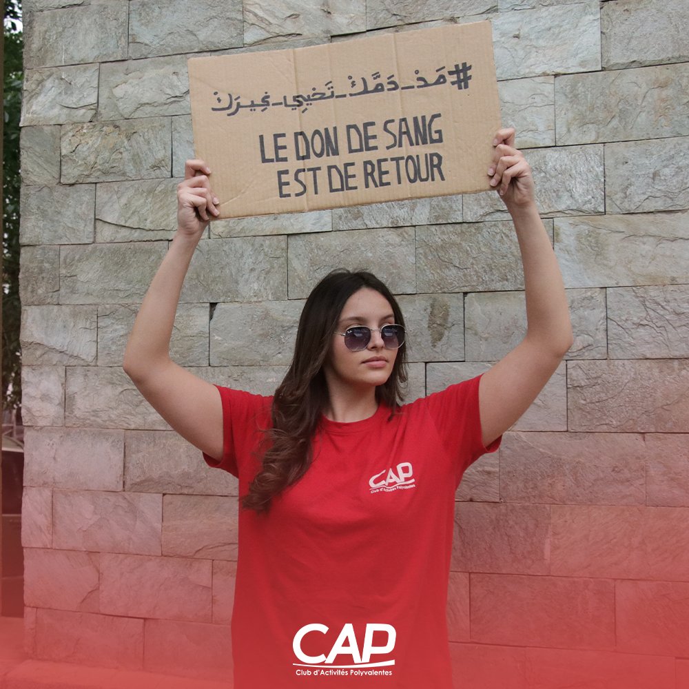 CAPENP's tweet photo. C'est avec beaucoup d'enthousiasme que nous vous annonçons le retour de la campagne de don de sang.

Comme toujours, nous comptons sur votre engouement vis-à-vis de ce projet qui représente un des plus grands engagements du CAP pour les nobles causes.

#مد_دمك_تحيي_غيرك https://t.co/yFATQH1ZdJ