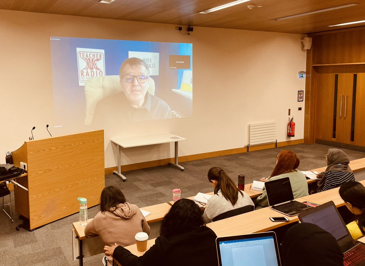 UCBprimary's tweet photo. A huge thanks to our amazing PGCE students for their hard work and engagement today 👏🏻👏🏻 #HotTopic #Behaviour @pauldixtweets #WhenTheAdultsChange https://t.co/OD4kGHw1Nm