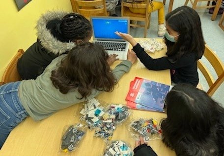 PS368Family's tweet photo. Fifth grade students are strengthening their STEM skills as they prepare the courses for their Lego Robotics City Shaper challenges. #ps368 #legorobotics @nycschools https://t.co/cd9NJamllz