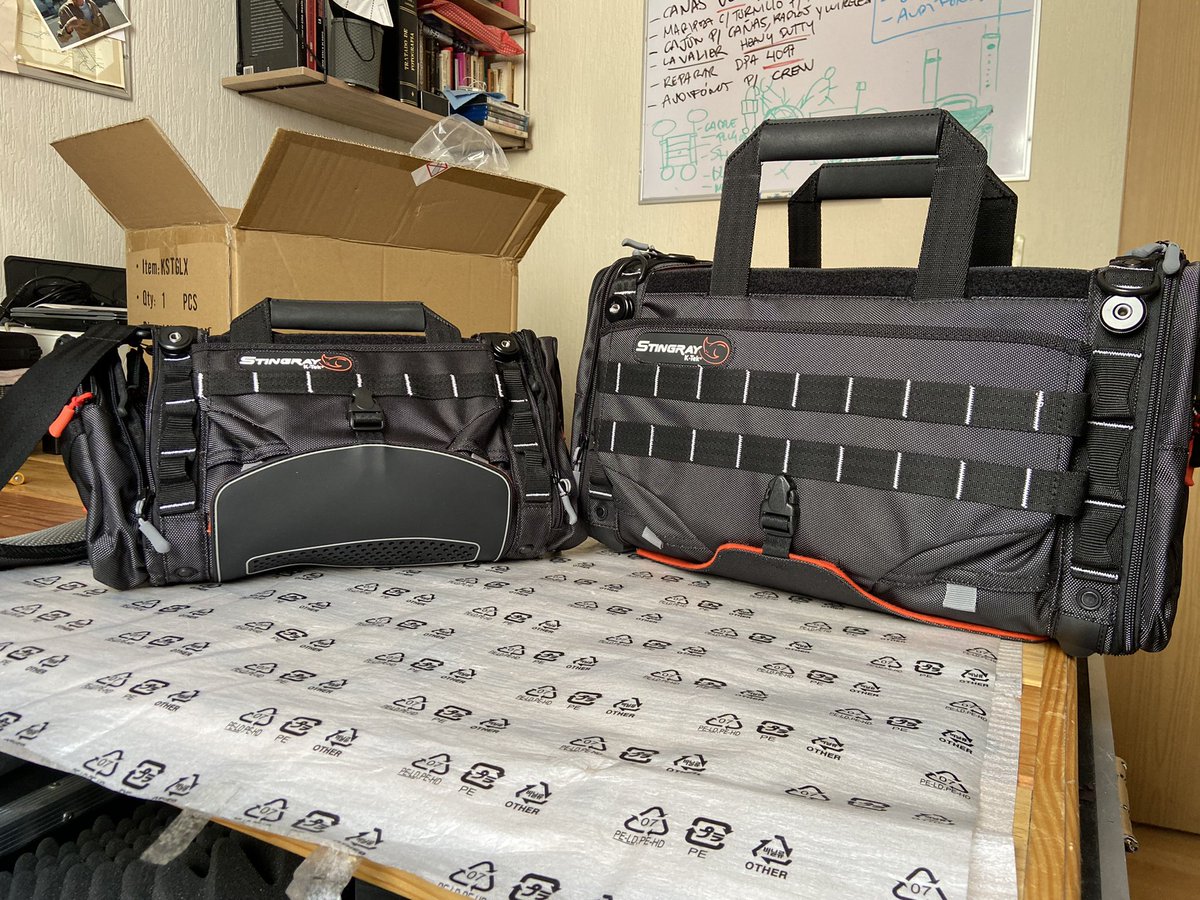 misaeltopillo's tweet image. Maletas nuevas!!!! #CGSM #KTekStingray #PreparandoSerie #LocationSoundMixer