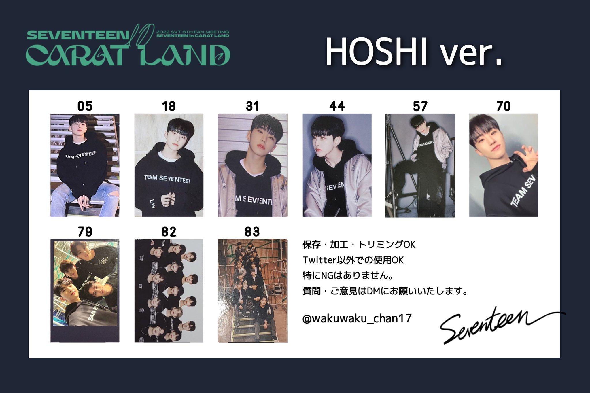 SEVENTEEN carat land 2022 ケレン デジコ