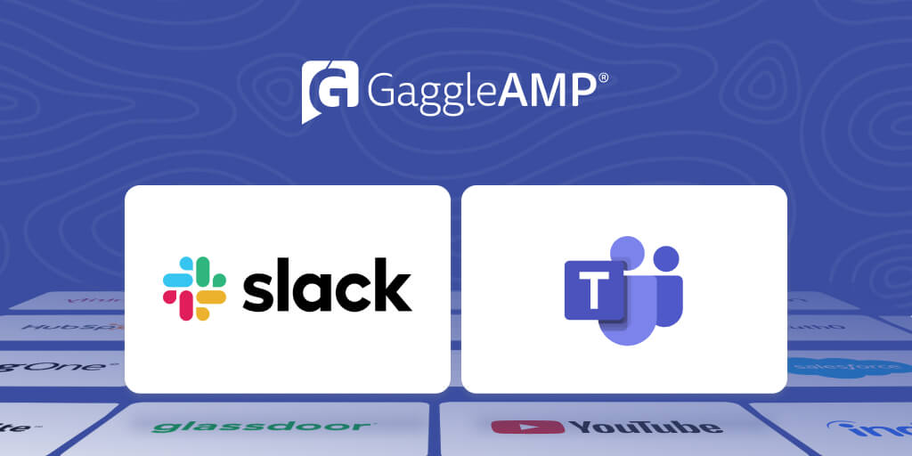 GaggleAMP's tweet photo. #MicrosoftTeams &amp; #Slack users: Thinking about starting an employee advocacy program? GaggleAMP now integrates with both Microsoft Teams and Slack, making it easy for employees to participate in one-click sharing!

Curious if we can help your team? 👉 https://t.co/Y6FBpvmj1k https://t.co/OyVfdvwZB1