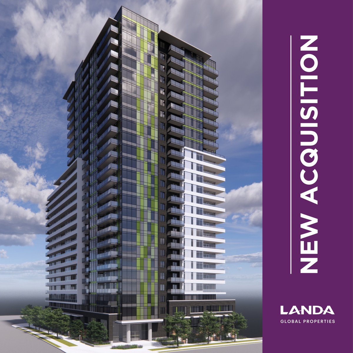 Finishing off this week with some exciting news - we have acquired a new site in Surrey! Working with the City, we will be moving forward with a proposal for a 26-storey tower with 400 market homes at 135A street and 106 Avenue 🎉