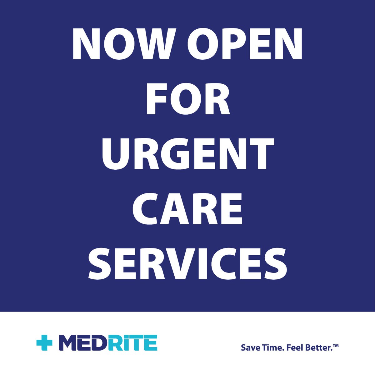 MedRite's tweet photo. In addition to COVID-19 testing, our Marble Hill center in the Bronx is now welcoming patients for MedRite's full suite of urgent care services! 

#marblehill #thebronx #medrite #savetimefeelbetter #ny https://t.co/VAfGdW0a81