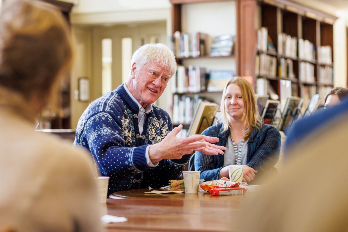 GFSchool's tweet photo. Last week, Upper School students took time for education & reflection to discuss the war in Ukraine. They heard from #Quaker peace activist George Lakey, participated in a reading from Ukrainian writer Yevgenia Belorusets, & #ArtforPeaceinUkraine, a global student art campaign. https://t.co/8l6F88PU7y