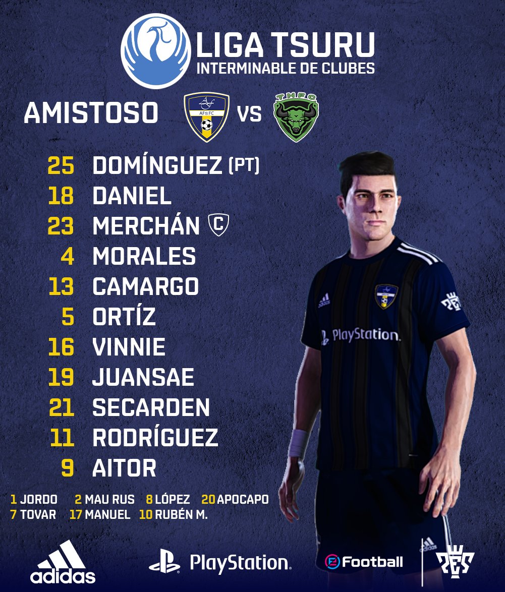 Presentamos nuestra alineación para el amistoso de hoy vs <a href="/TresHectareasFC/">Tres Hectáreas FC</a> 

Link: youtu.be/jlBkIvY9Dl4