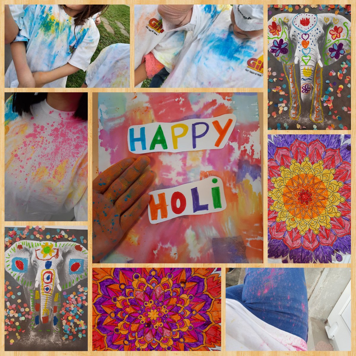 Happy Holi 2022 ! Fête des couleurs à Saint sauveur. 🎉 "Ne soyez pas fâchés c'est la Holi" 🇮🇳🧡💜