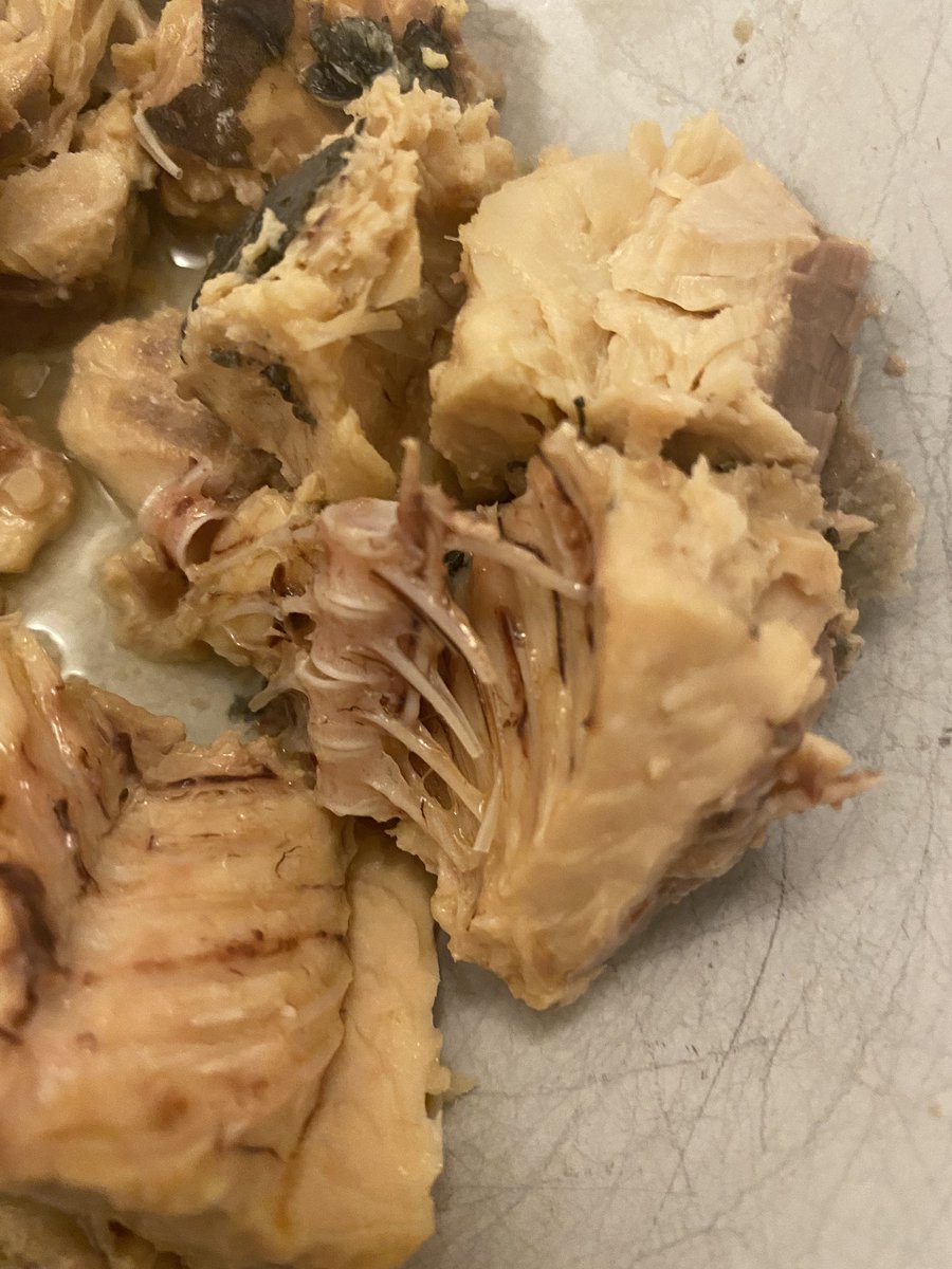 FayeAston's tweet photo. @AldiUK went to make a meal up ready for my 8month old son and used your fishmonger salmon as an ingredient. As I opened the tin, it looked like Dog food and had a huge amount of bone in- see pictures. Won’t be buying this again. Gross! #badproduct #feelsick https://t.co/8MzYKxjjiA
