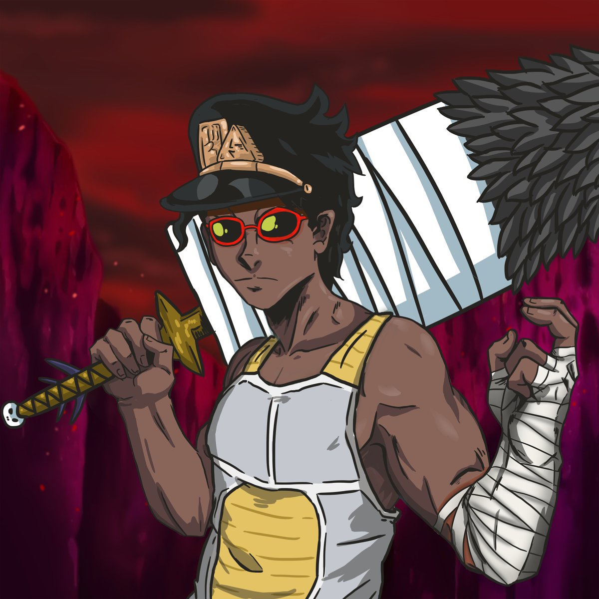 He used the sword that appeared that day and built up his reputation as one of the best hitmen in the world.....
.
.
A call came in for a job the client called himself “Coltt”, and the payment:The secrets to the sword.
@otakuoriginsnft 
#NFTartist #otakuverse #NFT