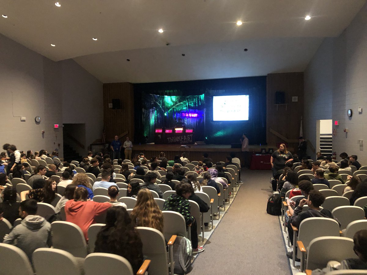 What a way to end the week! Thank you <a href="/EPPrevention/">EPPC</a> and <a href="/TFAwareness/">ThinkFast Interactive</a> for giving our 8th graders a great time. Like one of our teachers said, “it’s great seeing them having fun and being kids” #WildcatPride