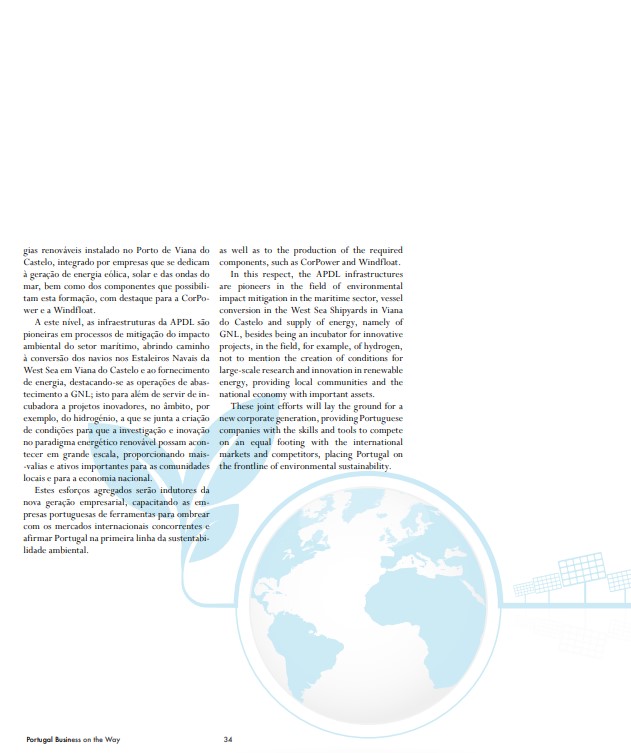 Nuno Araújo, Presidente da Administração dos Portos
do Douro, Leixões e Viana do Castelo, em entrevista à revista da AEP “Portugal Business on the Way” sobre a temática "O Ambiente, Energias Renováveis e Internacionalização (IV)".

Artigo completo: bit.ly/3qhCnpF