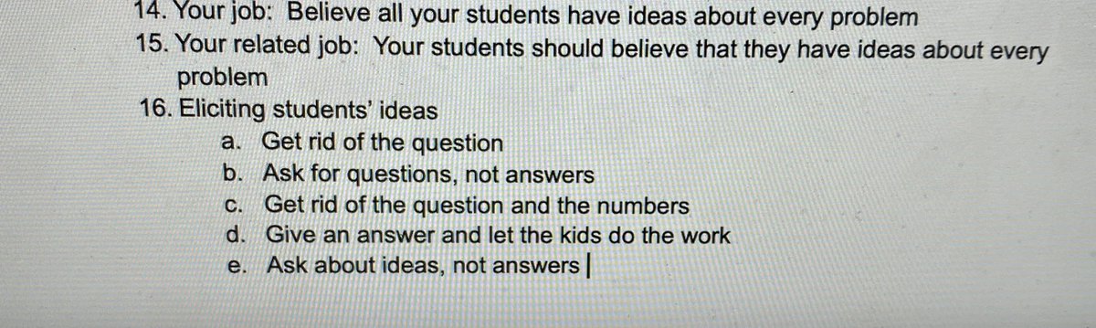 Want to make your students’ mathematical experience richer? Here are some powerful yet simple ideas. Thank you <a href="/MFAnnie/">Annie Fetter</a> #NoticeWonder #NCTMINDY22