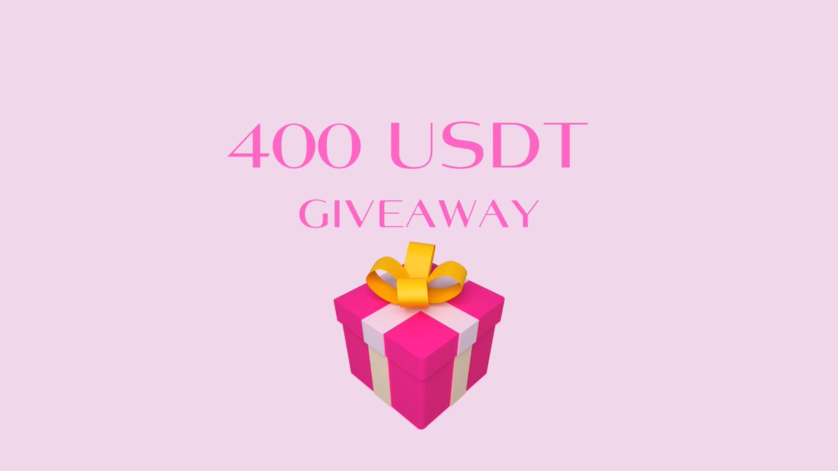 ✨You chose and I did it!✨
I AM GIVING AWAY 400 USDT to someone who;
▫️ follows me
▫️ ❤️ and RT
▫️ tags 3 frens

#NFT #NFTGiveaways
