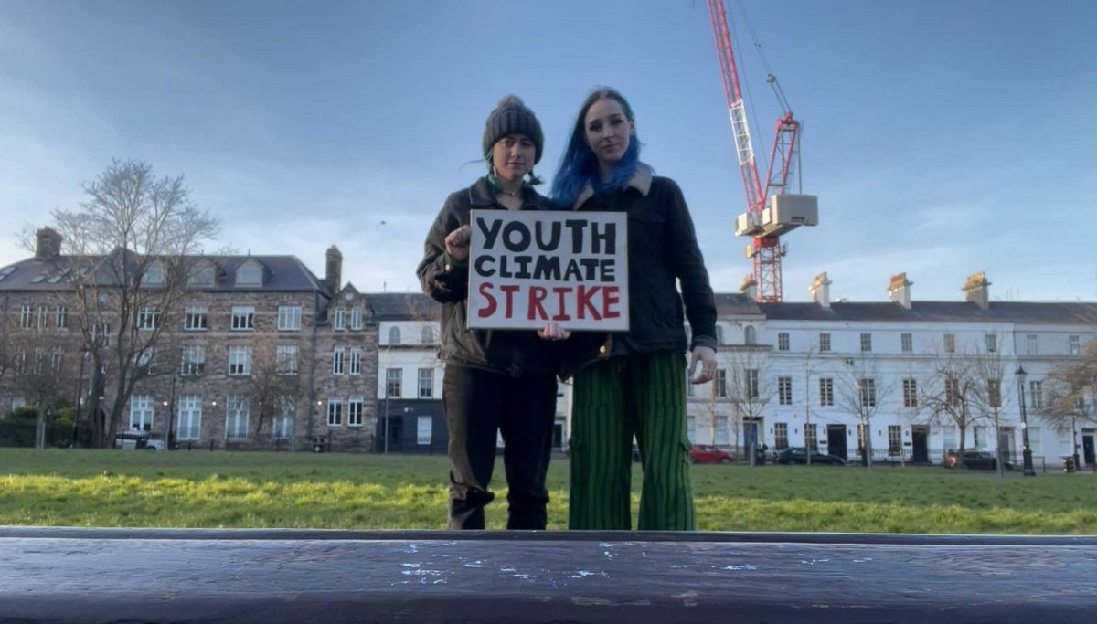Climate strike week 133 from Belfast, Northern Ireland. Join us at 12pm for the global Strike next week and WEAR RED!

#ClimateCrisis #PeopleNotProfit <a href="/Fridays4future/">Fridays For Future</a> <a href="/GretaThunberg/">Greta Thunberg</a>