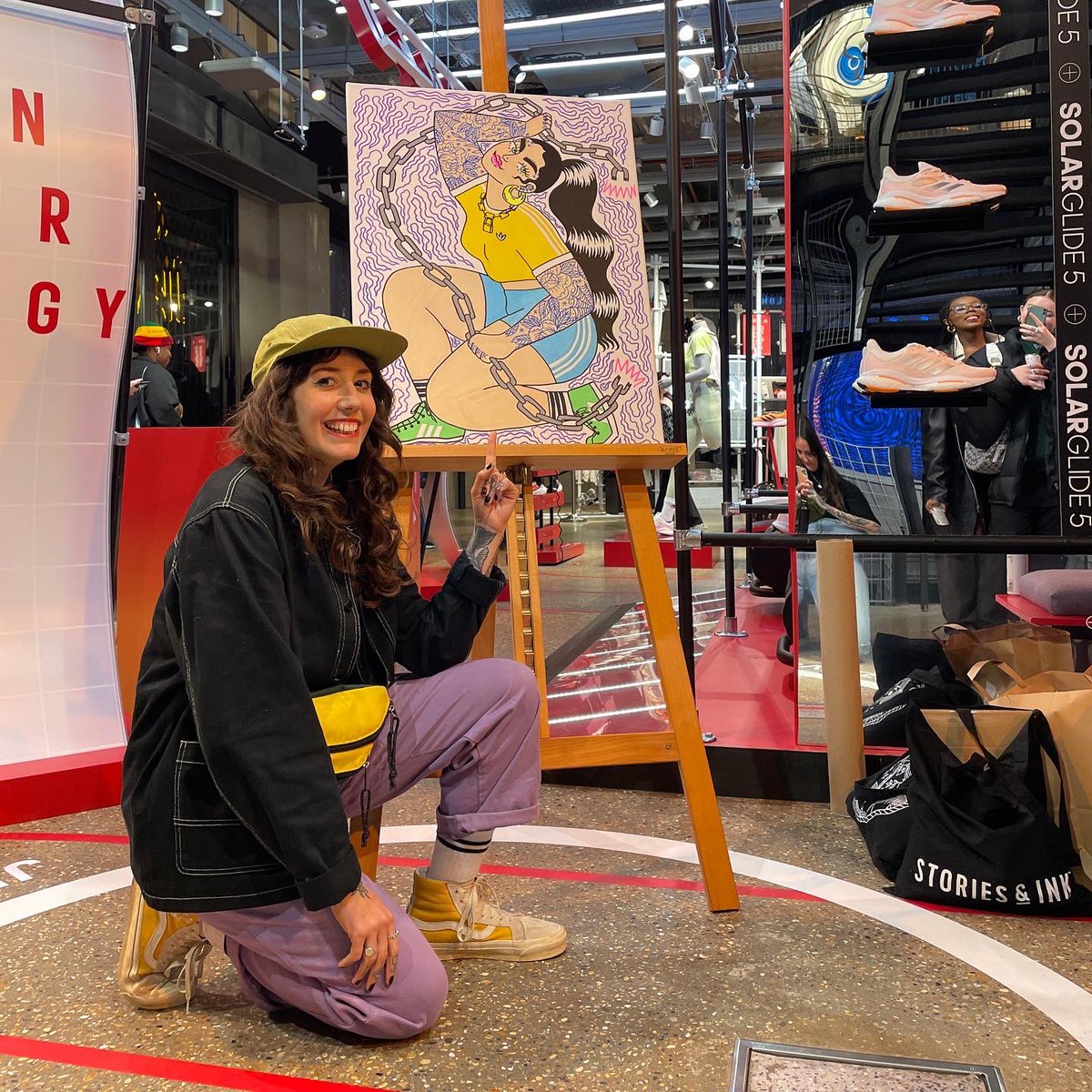 jessesharville's tweet photo. Jeez last night was fun eh? @CreativeDebuts @adidasUK @SVPROJECTSLDN #adidaslondon #creativedebuts #adidasxcreativedebuts https://t.co/uNo4F73myN