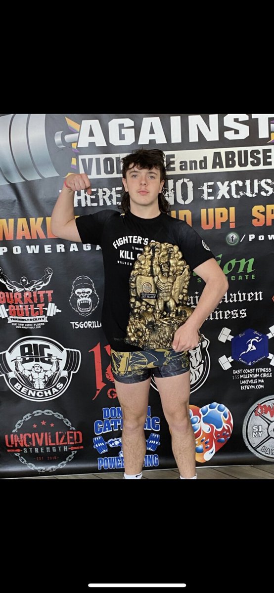 Berkselite's tweet photo. Chase Shrawder. Trainer Andrew has trained him for 3 years now. He came to us a little chubby now look at him. He  took 1st at 148lbs in RPS power palooza in York PA this past weekend. 375 deadlift 205 bench 245 Squat.  Congrats ! @ChaseShrawder   #ELITE https://t.co/YJmPGBdI2Y