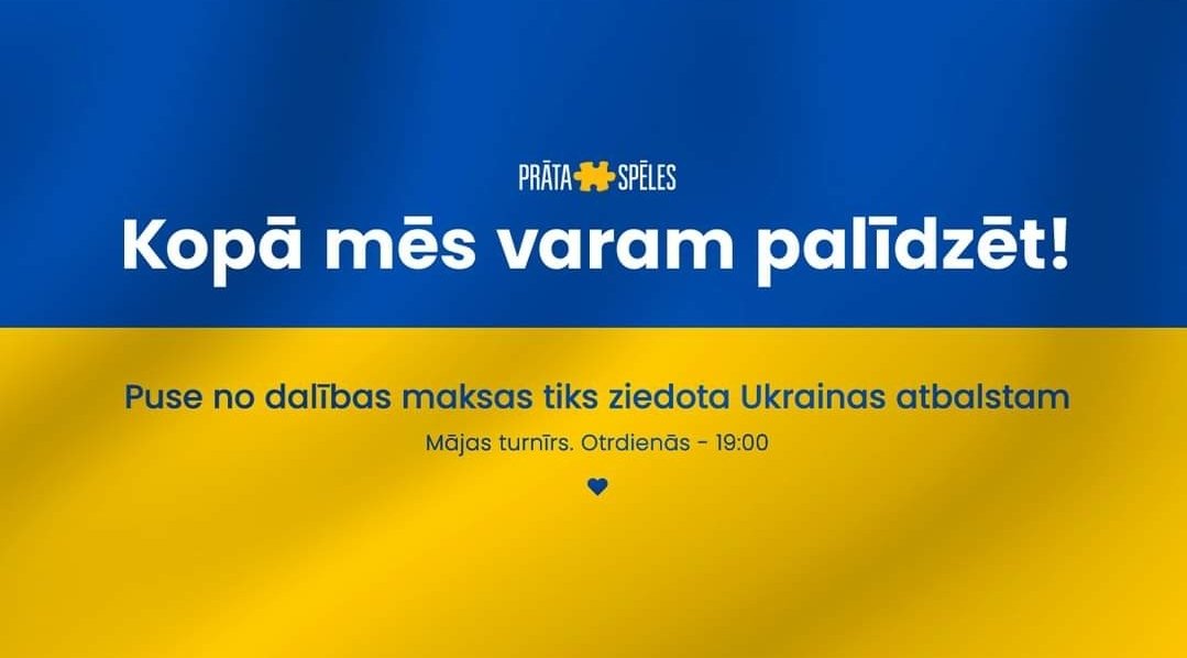 Joprojām turpinām 4. martā iesākto akciju! Vai Tu jau esi mūsu #online Mājas turnīra dalībnieks?

facebook.com/prataspeles/ev…