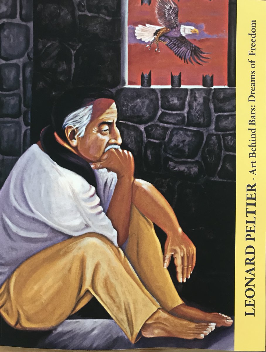 AmnestySF30's tweet photo. So honored to receive this stunning book! "LEONARD PELTIER - Art Behind Bars: Dreams of Freedom"
Edited by @TsipiBen CITYarts Founder, ED
A gift to share with all art lovers & #HumanRightsDefenders
@POTUS @FLOTUS @VP
#FreeLeonardPeltier #ClemencyNOW
https://t.co/0DNhNxrEZI https://t.co/YgQi7HKh6d