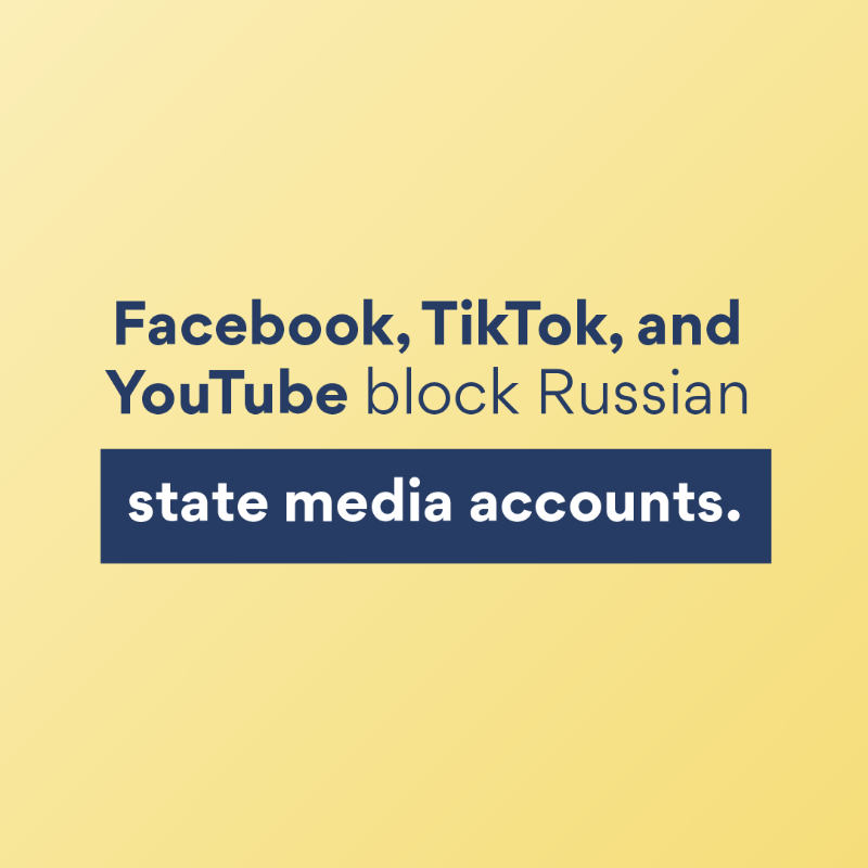 NordVPN's tweet photo. The first casualty of war is the truth. The conflict in Ukraine has flooded the internet with misinformation, prompting big tech to implement drastic measures. As political pressure mounts, one question remains: are tech giants saving the truth or destroying free speech?