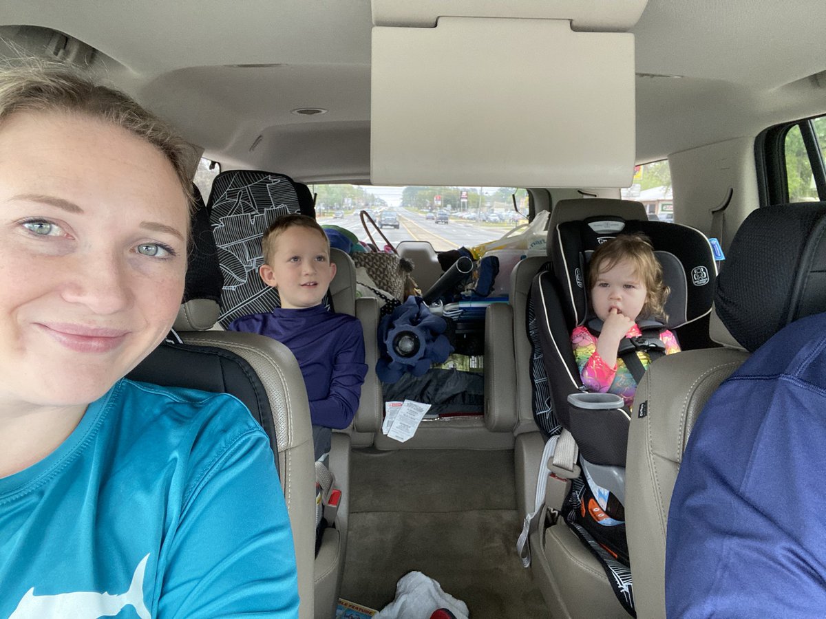 Taking our first family ride in our new car (took 3 months to replace van that was stolen before Christmas) and it has been wild to explain the DVD player to the kids. Up first- land before time. #GenAlpha #MillenialMom #GenXDad https://t.co/r9uuWZwI2R