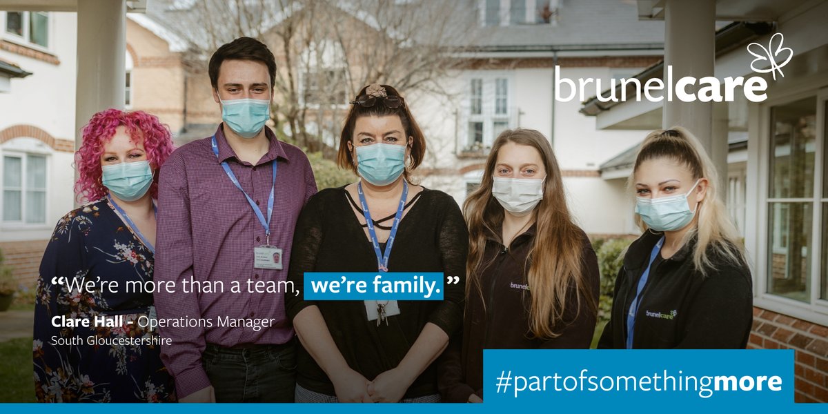 Brunelcare's tweet photo. βWeβre more than a team, weβre family.β - Clare Hall, Operations Manager, South Gloucestershire.
Find your #PartOfSomethingMore and apply to join our team today:
https://t.co/aDHDf9so75 https://t.co/XrRK3wyjYz