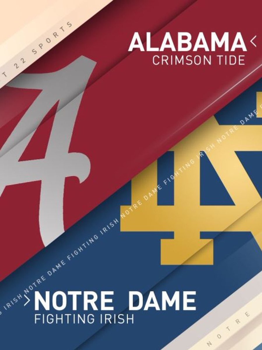 dosleprechauns's tweet photo. Weโre here to chew bubblegum and beat the hell out of the tide, and weโre all out of bubblegum! Letโs #GoIrish #BeatBama #TideDown 1:15pm tip from San Diego! https://t.co/C0F6jKjPpP