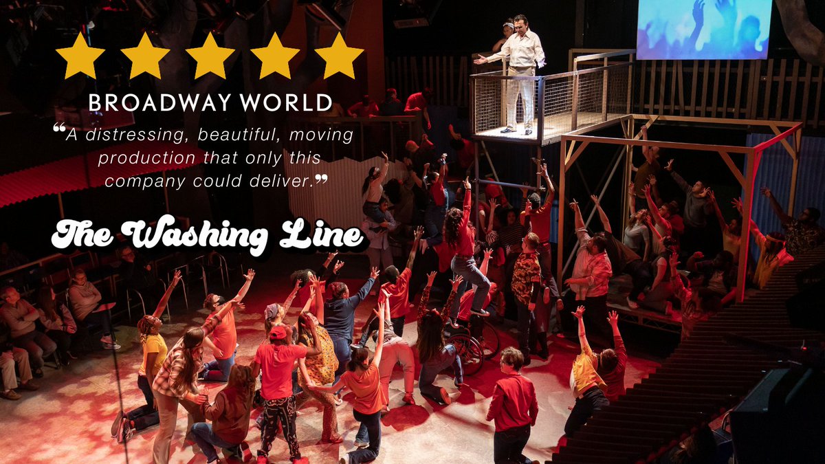 CHICKENSHED_UK's tweet photo. An amazing 5 star review for our Spring Show, The Washing Line. It doesn't get better than that!

Have you seen it yet? Book quickly, tickets are going fast.

Until 26 Mar | £8-10 | £5 FiverLive Tickets for ages 9-25

#CSWashingLine https://t.co/UO7RhYwta0