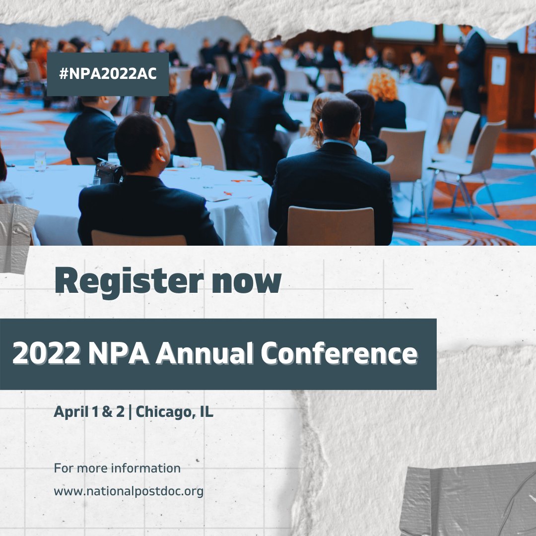 The Postdoc Academy (@postdocacademy) on Twitter photo It's not too late to register for #NPA2022AC and #postdocacademy facilitator training! Visit NPA's website to learn more: loom.ly/1Jxky8c #postdocs #professionaldevelopment #facilitatortraining #chicago It's not too late to register for #NPA2022AC and #postdocacademy facilitator training! Visit NPA's website to learn more: loom.ly/1Jxky8c #postdocs #professionaldevelopment #facilitatortraining #chicago
