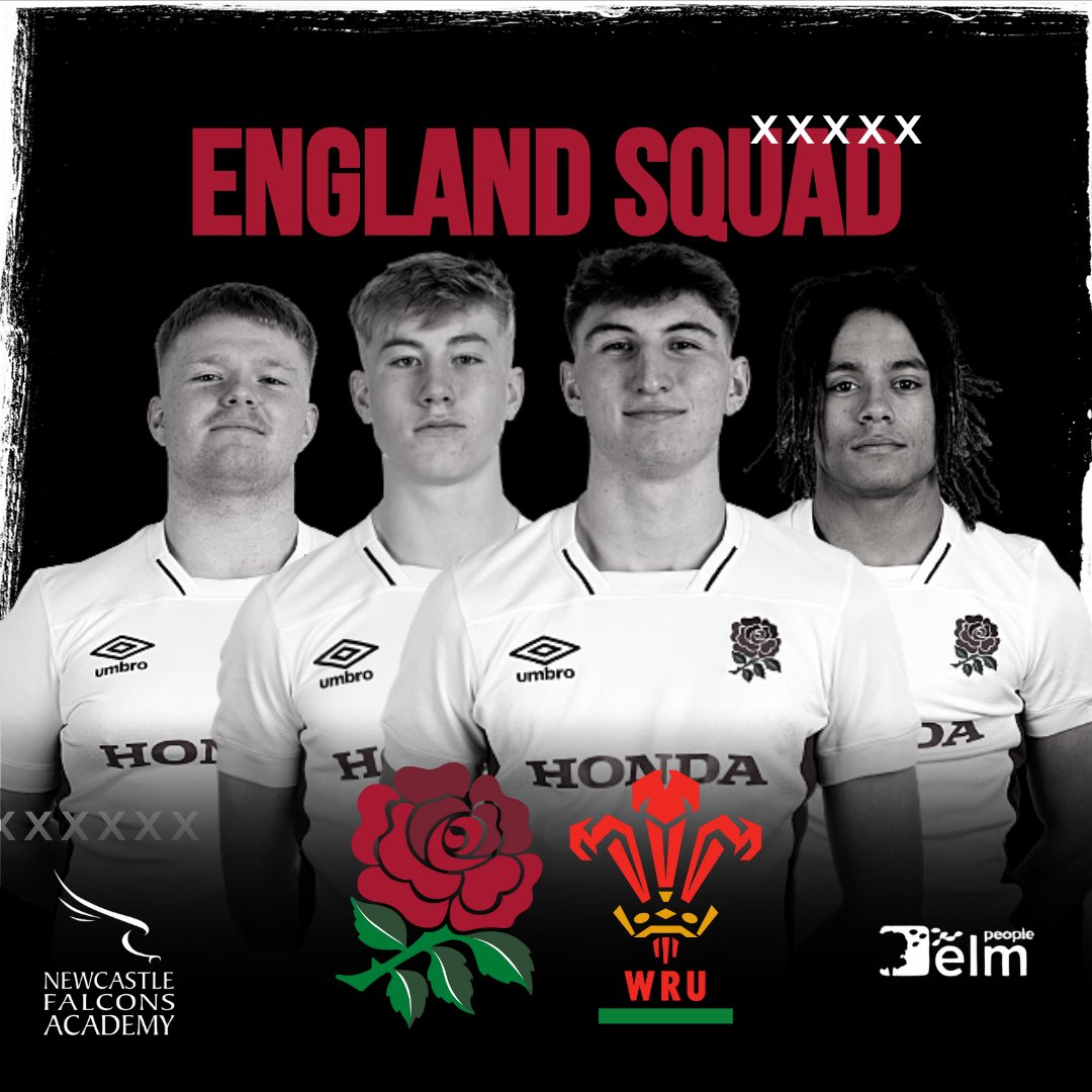 Academy_Falcons's tweet photo. A massive congratulations to Micky Rewcastle,  Ben Redshaw, Luke Coulston, and Nathan Greenwood who have been named in England U18s squad to face Wales U18s. 

Micky and Ben look to get their first cap for @englandrugby. Best of luck gents. https://t.co/CHuibk6jPI