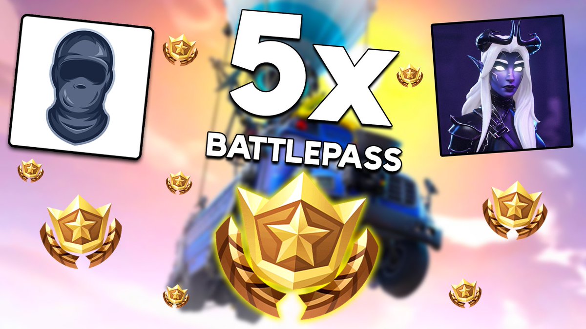 🫡 Merl &amp; Happy's Fortnite Season 2 Giveaway!👀
5x BATTLE PASS GIVEAWAYS! 🎉

Requirements:
✅ Like &amp; RT
✅ Follow 
<a href="/Merl/">Merl</a>
 &amp; 
<a href="/HappyPower/">Happy Power</a>
 
The giveaway ends on March 19th just before Season 2! 😍🎉 (Hopefully at least lol)
