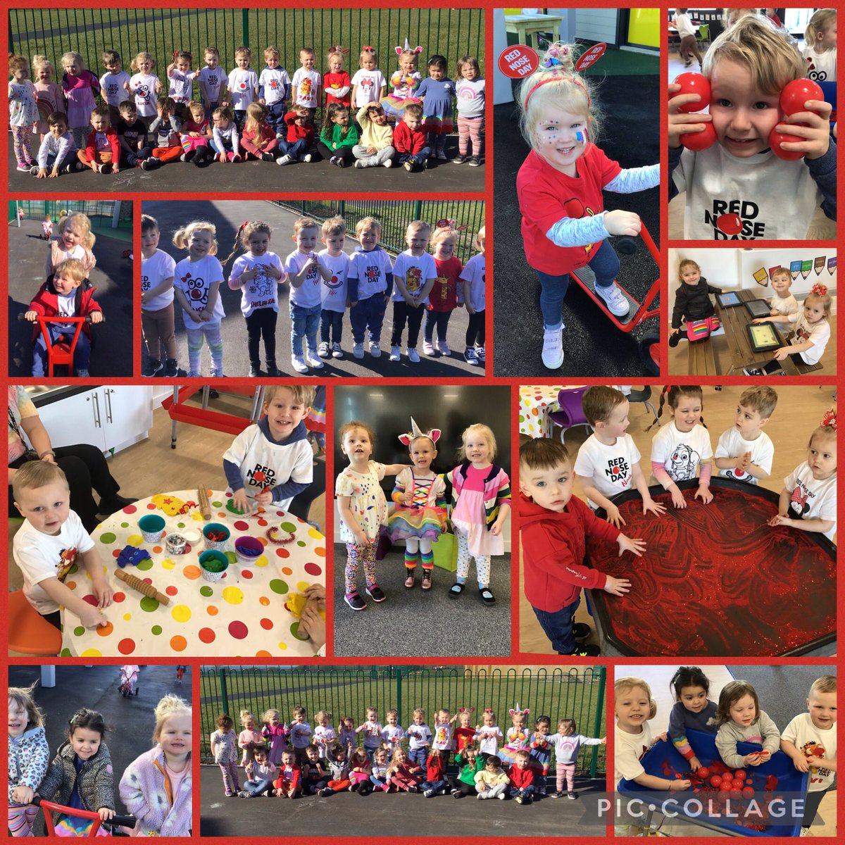 Tirdeunaw's tweet photo. Meithrin prynhawn yn cefnogi Diwrnod Trwyn Coch 2022 🔴

Afternoon nursery supporting Red Nose Day 2022 🔴
#tirdeunaw #meithrin #diwrnodtrwyncoch #RedNoseDay https://t.co/7hArJP3yV8