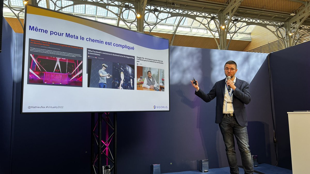 FlashTweet's tweet photo. #InDaPlace pour #Virtuality2022, pour entrer dans le #Metaverse ! Passionnantes conf, dont celle de @MathieuFlex et @damiendouani, échanges nourris autour du #web3 et l’occasion de revoir #IRL des super #twittos ! 

#VR #AR #MR #Metaverse #NFT #Blockchain #Crypto #VirtualWorlds https://t.co/5bfKl5secK