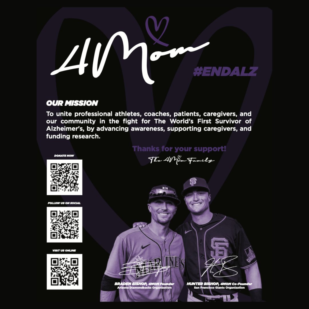PBATS's tweet photo. A reminder that PBATS and Minor League Medical Coordinators are once again teaming up for the One Day Charity Fundraiser to raise money for the amazing cause at @4MOM_ALZ

Learn more and donate here: https://t.co/S2cR5yWFxG https://t.co/tqSjiRmMFB