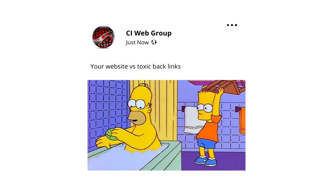 ciwebgroup's tweet photo. Not all backlinks are good links. When you work with #CIWebGroup, we make sure to only use links with the best domain authority to give your website the credibility it deserves! https://t.co/jaABInDghE