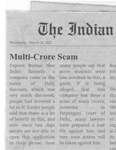 DevganKumar6's tweet photo. #dailydiscountscam  #fraud @DainikBhaskar Daily discount was online earning and investing platform during this pandemic and suddenly closed,managers are not responding too.I lost more that 50000Rs and many thousands of people invested a large amount . https://t.co/jxoeNUkTBl https://t.co/sdGyGyO2dD