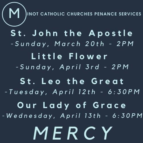 StLeosChurch's tweet photo. Prepare your hearts for Easter with confession. Diary of St. Faustina quote:“My daughter,write that the greater the misery of a soul, the greater its right to My mercy;[urge] all souls to trust in the unfathomable abyss of My mercy,because I want to save them all.”Diary 1182 https://t.co/x8saSVDItM