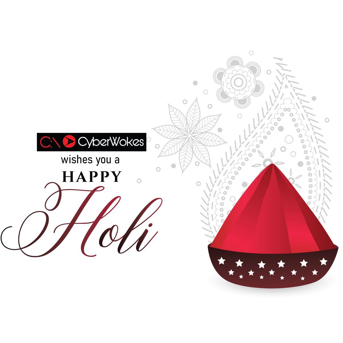 CyberWokes's tweet photo. Holi is a festival of love and well-being, about the inner radiance of an individual.
Spread joy this Holi with your friends and loved ones. Believe in yourself, your dreams, and each other. It’s time to light up the world with colors! https://t.co/S96RsKe3Er