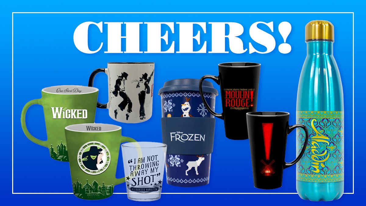 "I'd like to propose a toast..." Next time you raise a glass, do it with your favorite Broadway show → bit.ly/PBstoreDrinkwa…
