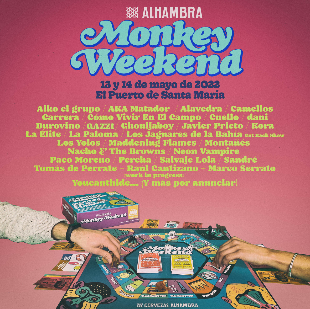 elpuertoalmin's tweet photo. #FESTIVAL
El Alhambra #MonkeyWeekend inundará de buena #música #ElPuerto los días 13 y 14 de mayo
https://t.co/X9AED00kW1 https://t.co/DtD60WHgkx