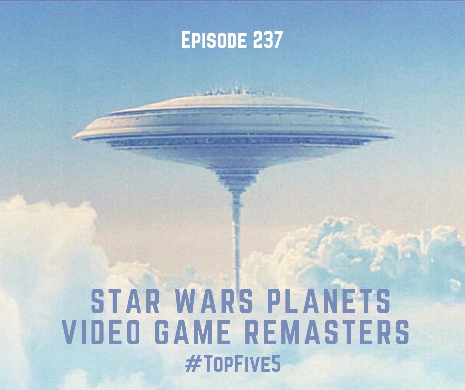 TopFive5pod's tweet photo. EP 237 β This week we dive into our #TopFive5 favorite #StarWars planets and Video Game Remasters we desperately want to see. Tune in to find out what makes our lists and let us know which make yours β cheers!
π§: https://t.co/WIpr1nm8GR
πΊ: https://t.co/jQwk5xMbOi https://t.co/YA0g6lqnaN