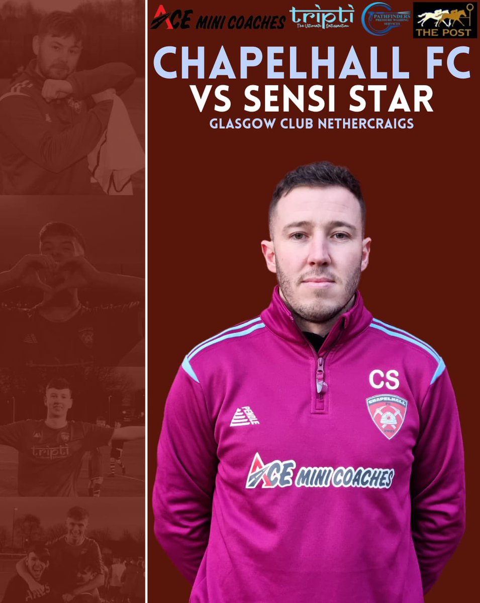 #FIXTUREFRIDAY ⚽️ 

🏆 League Cup - Matchday 2
📆 Sunday 20th March
🏟 Glasgow Club, Nethercraigs
🆚 Sensi Star
⌚️ 2:00pm kick off 
📍 G52 1RR