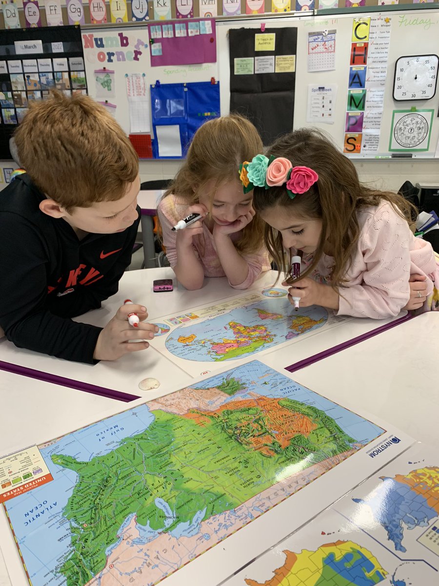 A little free choice the day before Spring Break! We’re building towers, castles, and exploring maps…😊