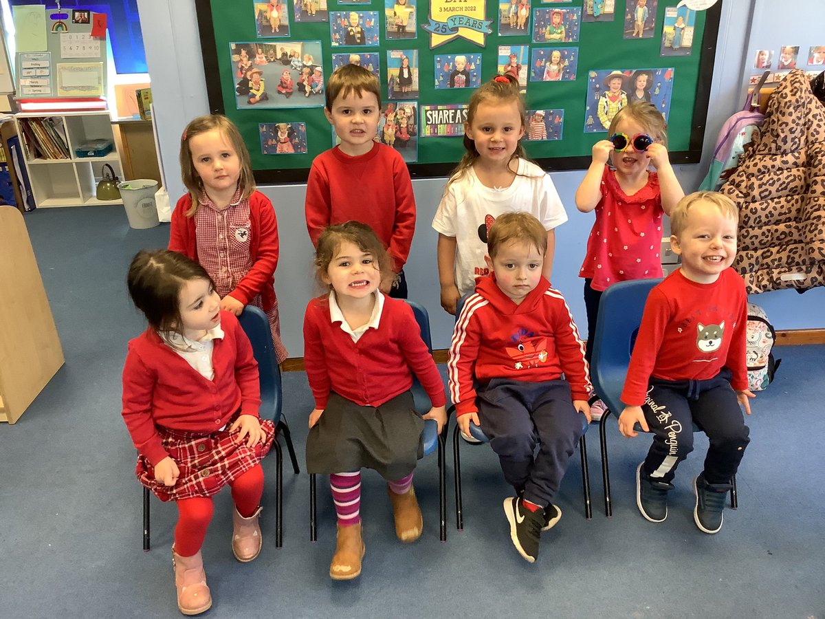 NurseryOPS's tweet photo. Don’t we look fantastic in our red clothes for comic relief 2022!
#RedNoseDay #comicrelief2022 #dressedinred https://t.co/BOVeXUwkgB