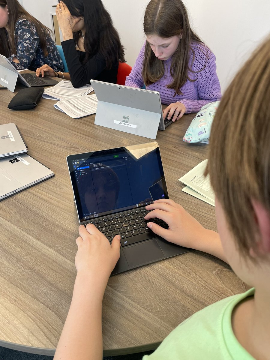 ColfesSchool's tweet photo. A team of pupils from Y7,9,10 and 11 are currently battling it out in the #PerseCoding competition to win the coveted Braben Cup π The team must work together to complete as many coding challenges as they can in one hour β° π€ π» #STEM https://t.co/HLSPQymEQC