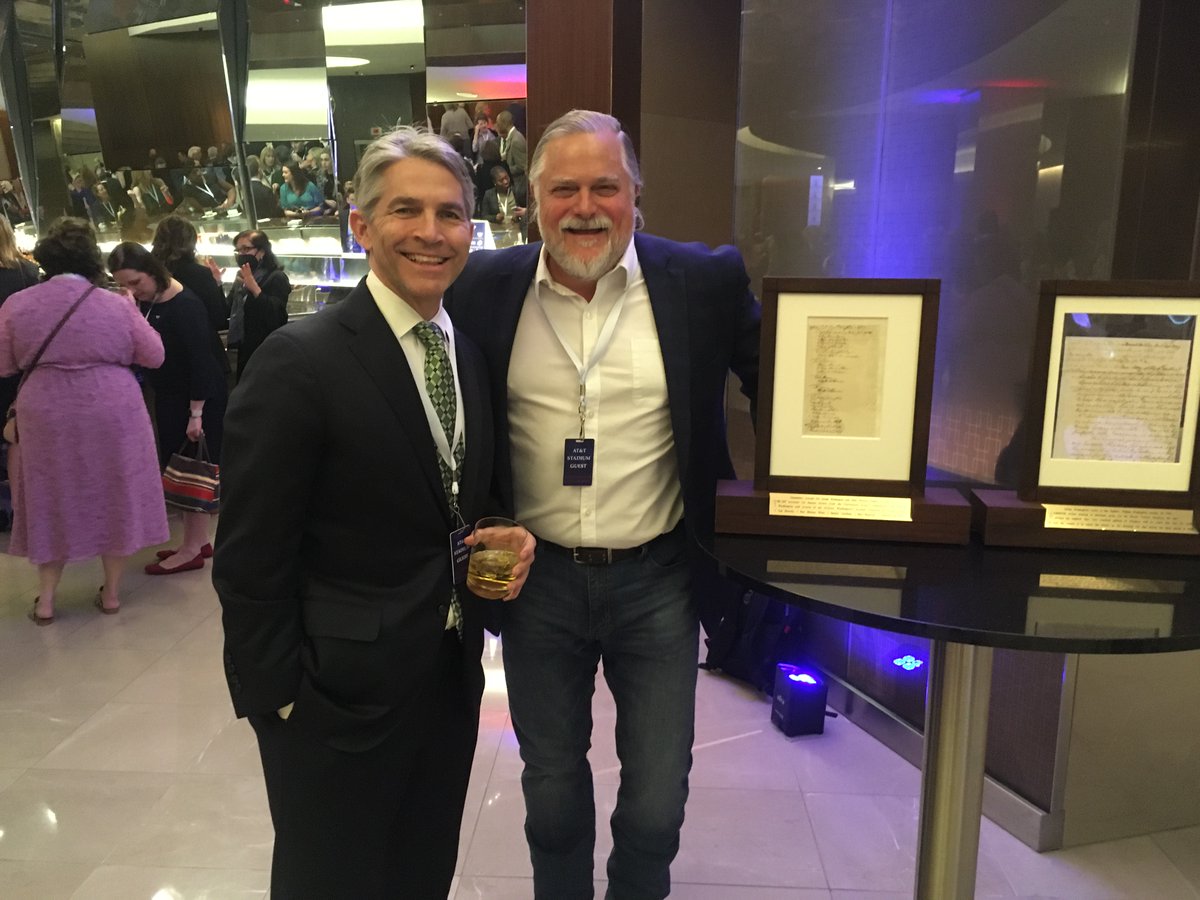 Wonderful evening at <a href="/whha/">White House History</a> Presidential Sites Summit at Texas Stadium featuring <a href="/DistilledSpirit/">Distilled Spirits Council of the United States</a> George Washington distillery letter with Mike Cameron <a href="/DevilsRWhiskey/">Devils River Whiskey</a> <a href="/SpiritsUnited/">Spirits United</a> <a href="/TexasDistillers/">TX Distilled Spirits</a> <a href="/TexasWhiskeyOrg/">Texas Whiskey Association</a>