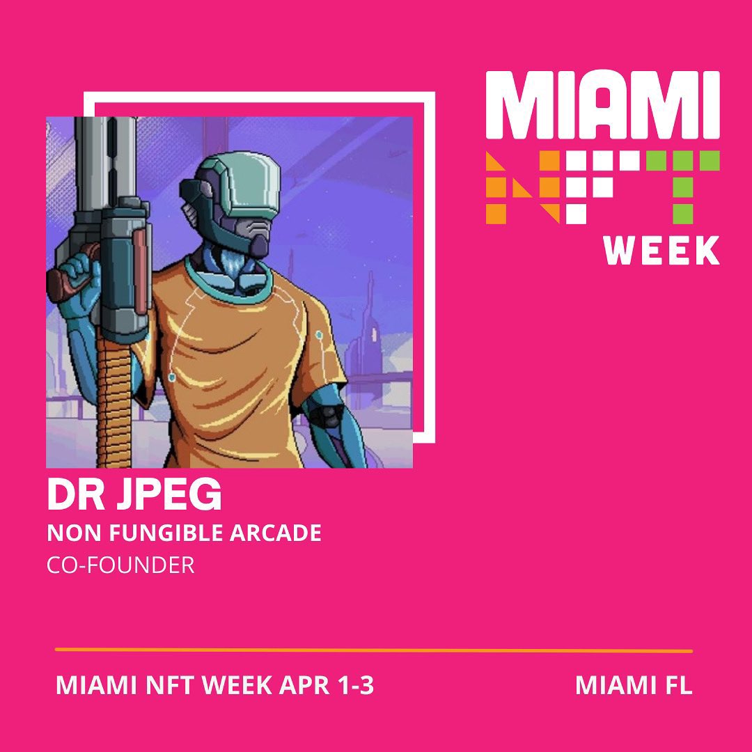 It’s Friday. Let’s do a giveaway.🤝

Up for grabs:👇
-1 ticket to <a href="/MiamiNFTweek/">#MiamiNFTWeek</a> ($500 value)
-$250 in ETH

To Win:💰
1. Like this post
2. Follow me &amp; <a href="/NFArcade/">Non Fungible Arcade</a> 
3. Type I WON! then your wallet address in the comments below
4. RT

Picking winner today. GL!