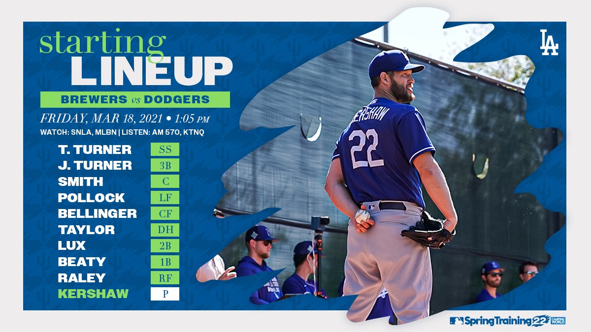 Los Angeles Dodgers on Twitter: First game of #DodgersST. You ready
