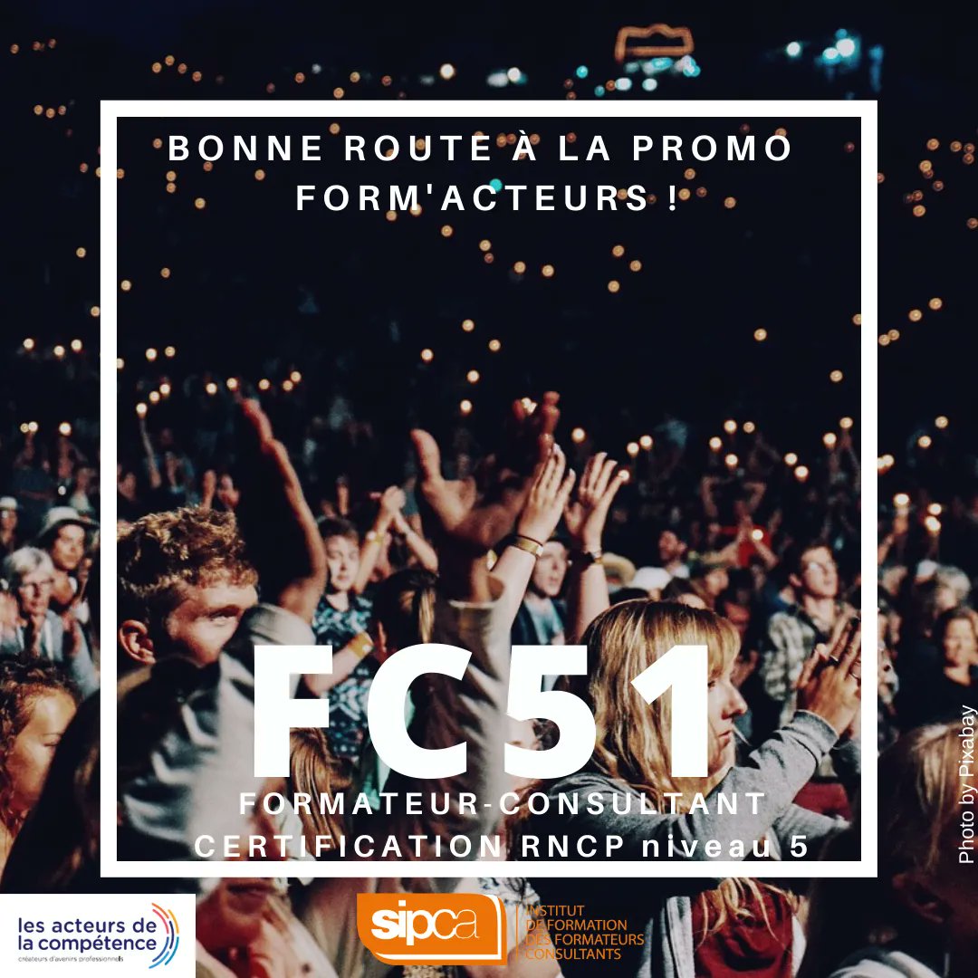 Bonne route à la promo FC51 "Les Form'acteurs", dont c'est le dernier jour de formation aujourd'hui ! Bravo pour votre parcours d'apprentissage, bonne préparation... et à très vite pour la certification !
#FormPro #Certification