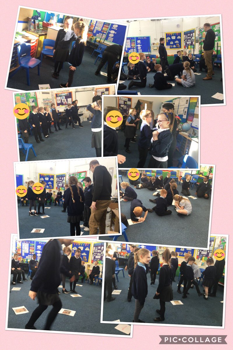 MrsIWB's tweet photo. We had a fabulous drama session with @PeterKDrama brining our class text alive! @TrustVictorious @Wild_Bank https://t.co/72Q4qiVPO7