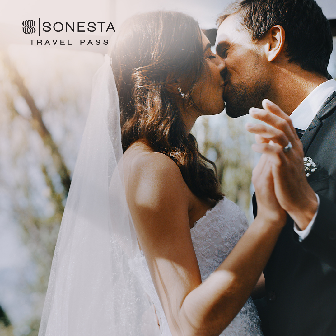 What's better than planning your dream wedding day? Complimentary nights at your choice of Sonesta Hotels and Resorts!

Book your wedding at any <a href="/SonestaHotels/">Sonesta International Hotels</a>  property and earn up to 150,000 bonus Travel Pass points toward your honeymoon. bit.ly/3Gjg6NF